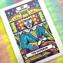 Load image into Gallery viewer, Emperor of the Cosmos Tarot 5x7 Print