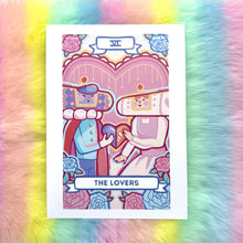Load image into Gallery viewer, The Lovers of the Cosmos Tarot 5x7 Print