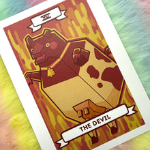 Load image into Gallery viewer, The Devil of the Cosmos Tarot 5x7 Print