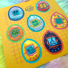Load image into Gallery viewer, Clay Pocket Friends Sticker Sheet