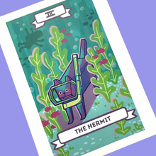 Load image into Gallery viewer, The Hermit of the Cosmos Tarot 5x7 Print