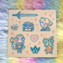 Load image into Gallery viewer, Legendary Heroes 5x5in Sticker Sheet