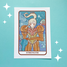 Load image into Gallery viewer, Strength Tarot 5x7 Print
