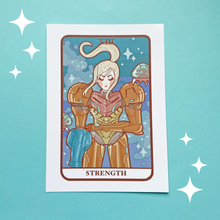 Load image into Gallery viewer, Strength Tarot 5x7 Print