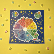 Load image into Gallery viewer, Rolling Friends 5x5in Sticker Sheet