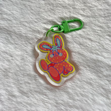 Load image into Gallery viewer, Strawbunny Acrylic Charm
