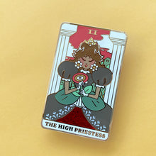Load image into Gallery viewer, The Dark High Priestess Enamel Pin
