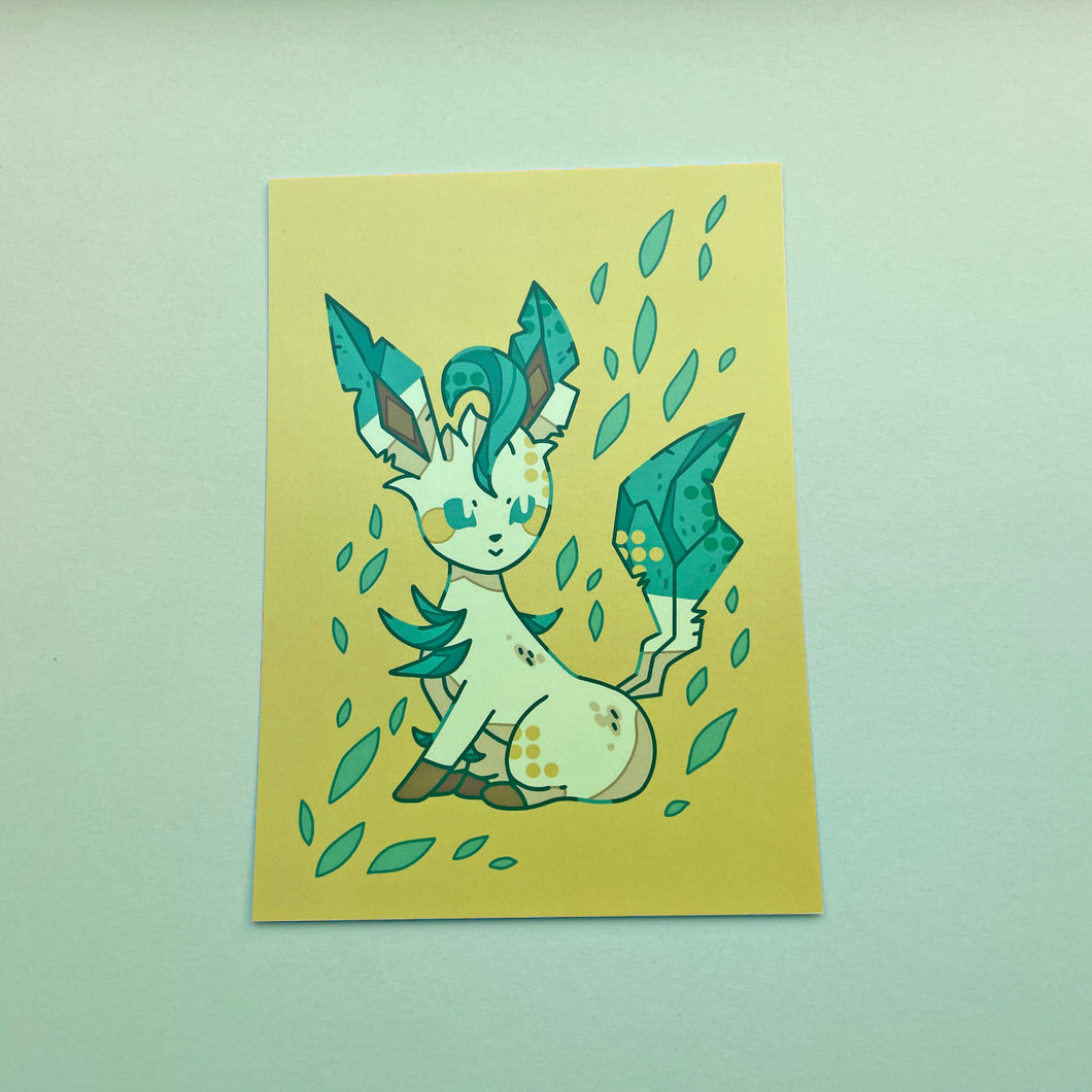 Grass Fox Print