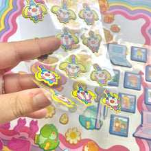 Load image into Gallery viewer, Gerald The Clown Dog Puffy Sticker Sheet

