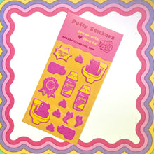Load image into Gallery viewer, Tummy Ache Survivor Puffy Sticker Sheet
