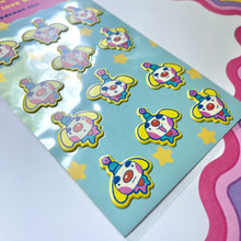 Load image into Gallery viewer, Gerald The Clown Dog Puffy Sticker Sheet
