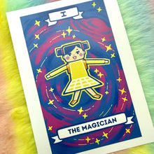 Load image into Gallery viewer, Magician of the Cosmos Tarot 5x7 Print
