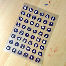 Load image into Gallery viewer, Black Cat Alphabet Sticker Sheet
