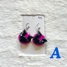 Load image into Gallery viewer, Polymer Clay Bat Earrings
