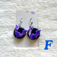 Load image into Gallery viewer, Polymer Clay Bat Earrings
