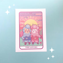 Load image into Gallery viewer, The Lovers Tarot 5x7 Print
