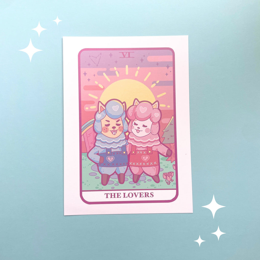 The Lovers Tarot 5x7 Print