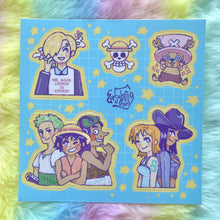 Load image into Gallery viewer, Pirate Squad 5x5in Sticker Sheet
