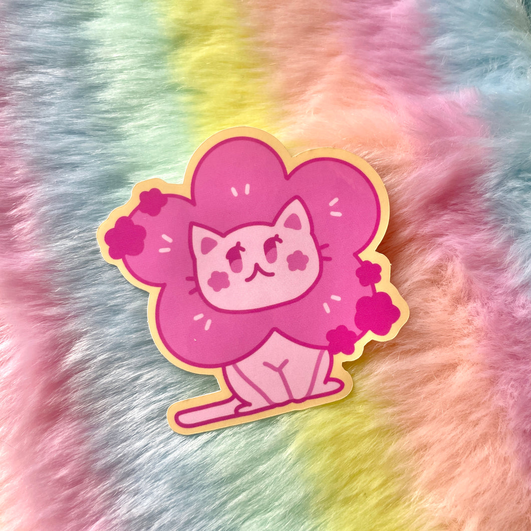 Sakura Cat Sticker
