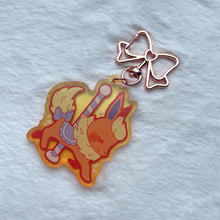 Load image into Gallery viewer, Fire Fox Acrylic Charm
