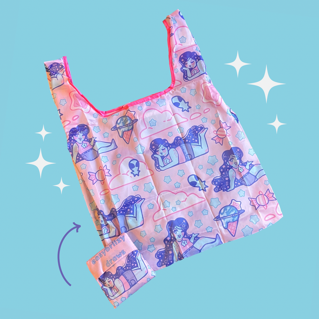 Space Babe Foldable Bag