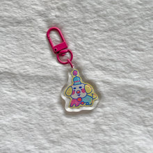 Load image into Gallery viewer, Gerald The Clown Dog Acrylic Charm
