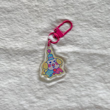 Load image into Gallery viewer, Gerald The Clown Dog Acrylic Charm
