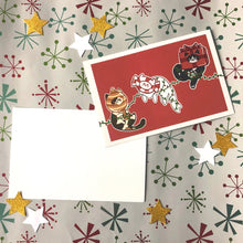 Load image into Gallery viewer, 4x6 Holiday Cat Postcards
