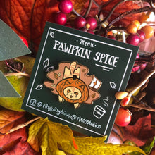 Load image into Gallery viewer, Pawpkin Spice Cat Enamel Pin
