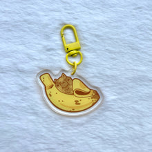 Load image into Gallery viewer, Banana Cat Acrylic Charm
