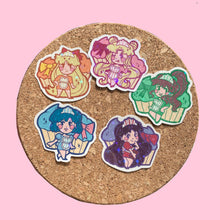 Load image into Gallery viewer, Magical Girl Team Holographic Stickers
