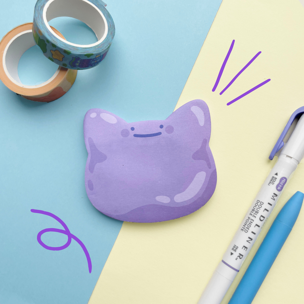 Mythical Cat Shaped Sticky Notes